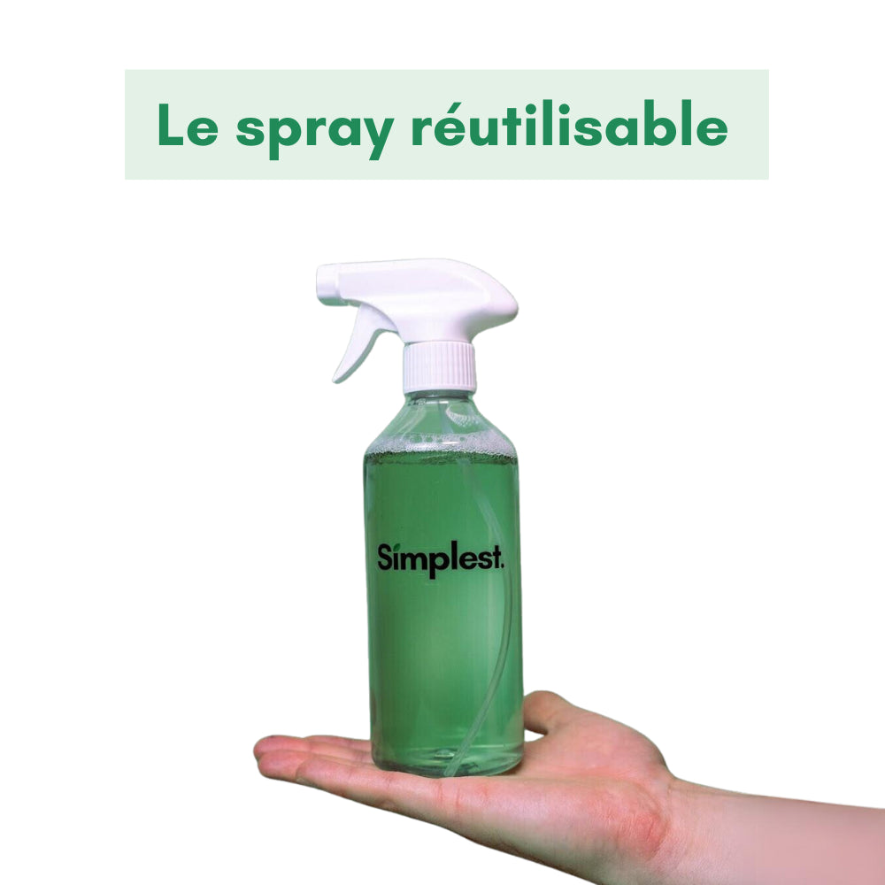 Le spray réutilisable